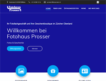 Tablet Screenshot of fotoprosser.ch